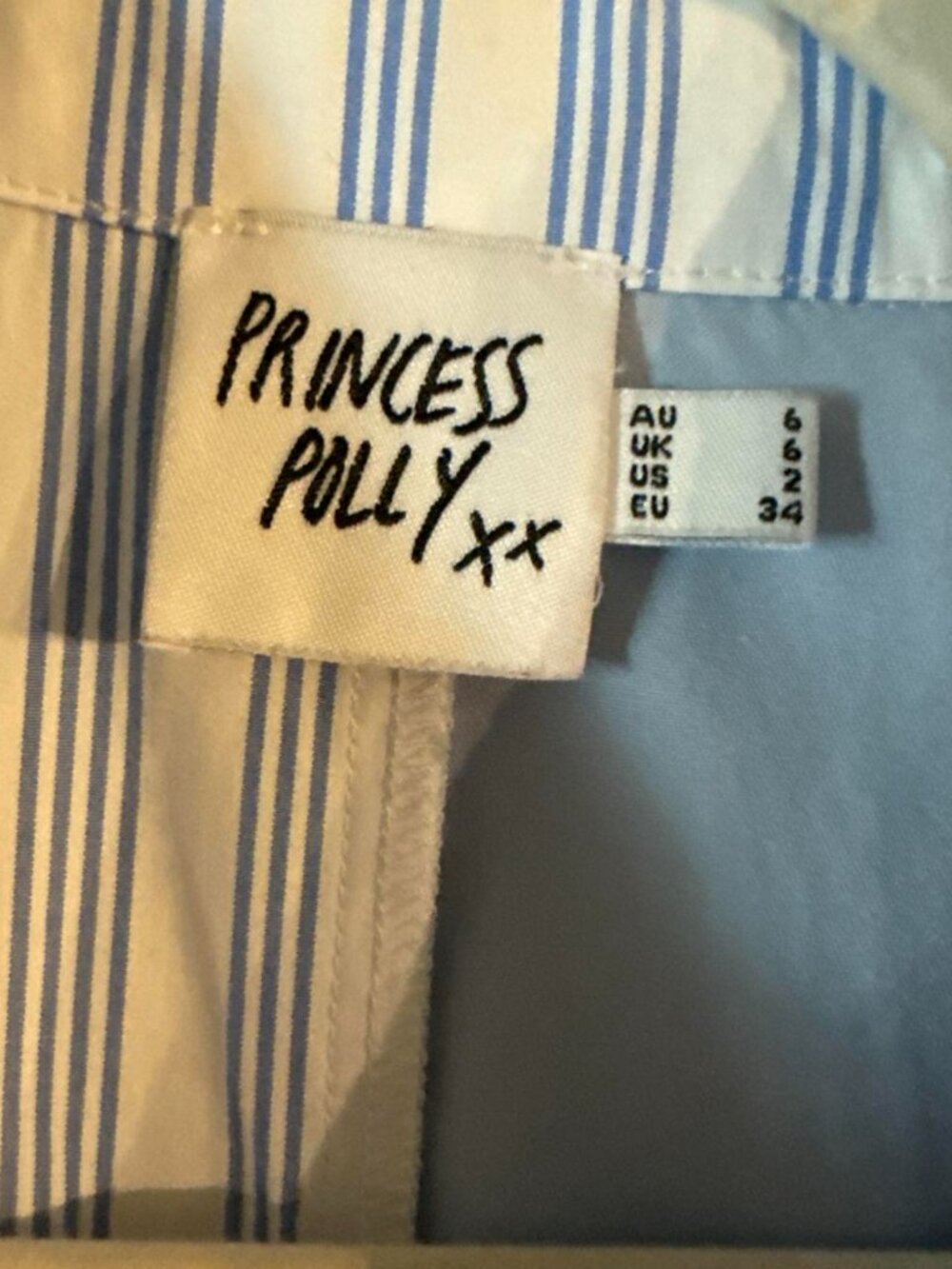 Princess Polly striped shirt dress - Picture 2 of 2